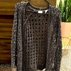 Dark green cardigan, buckle brand